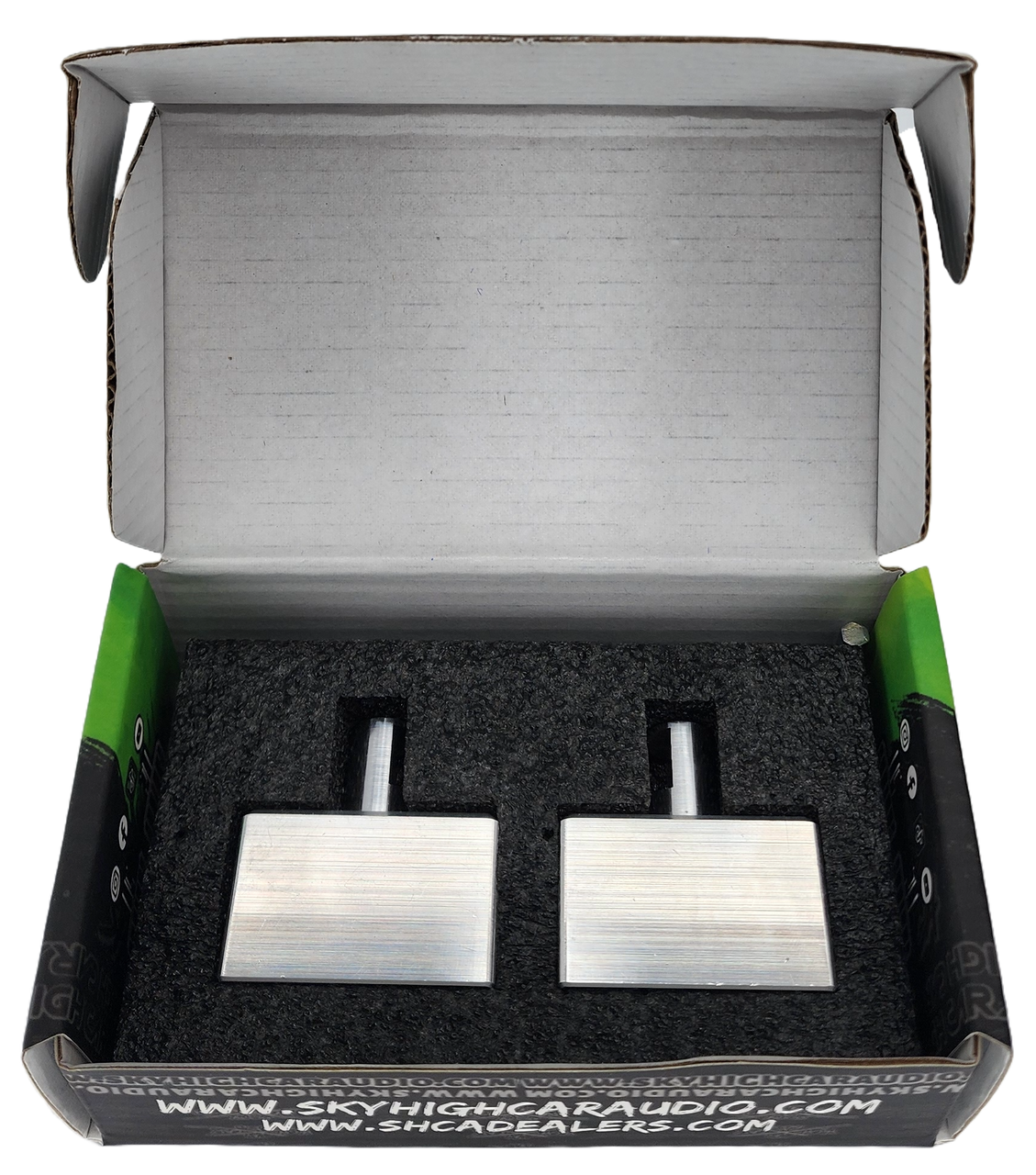 Sky High Car Audio - Dual 1/0 to 1/0 Amplifier Input Reducers Set