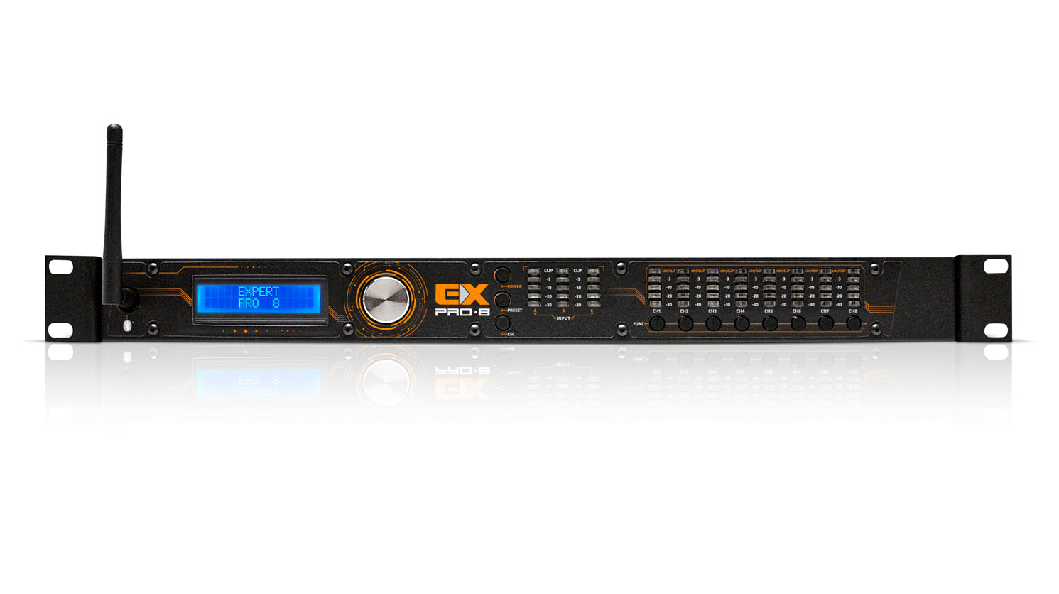 Expert Electronics PRO-8 Rack Processor - Bluetooth DSP