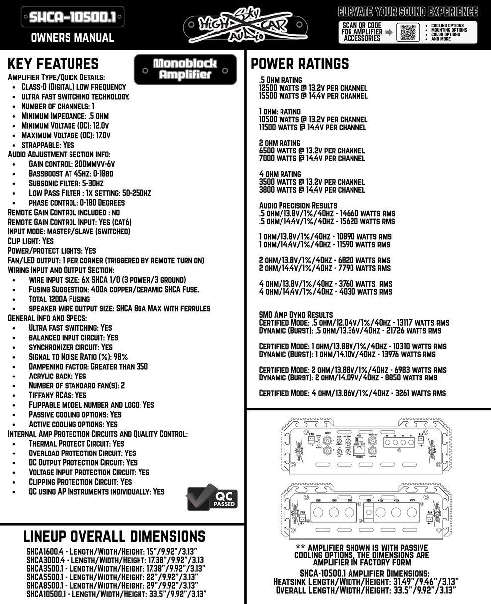 Sky High Car Audio - 10500.1