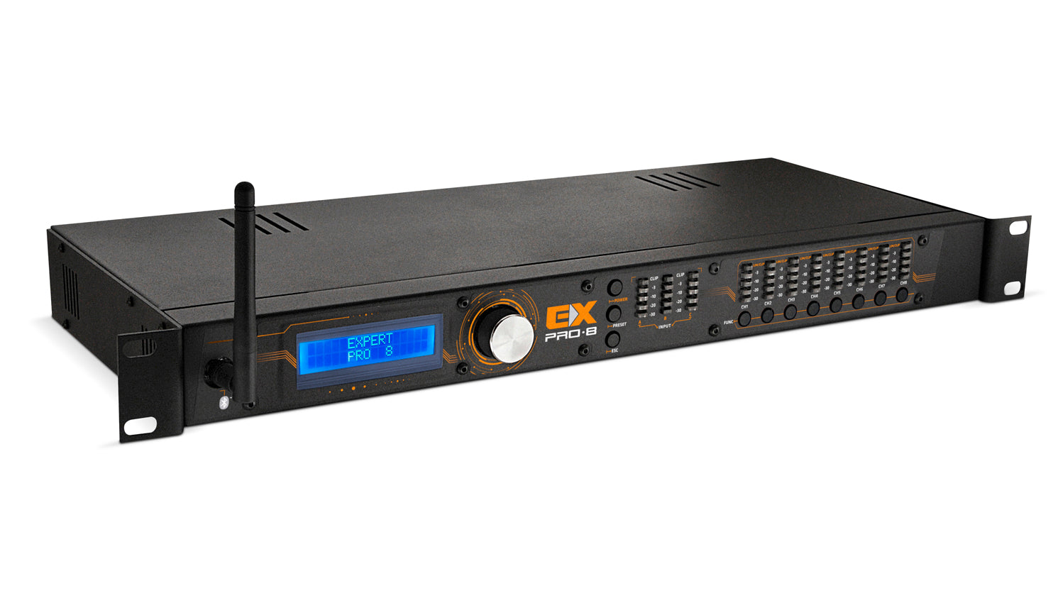 Expert Electronics PRO-8 Rack Processor - Bluetooth DSP