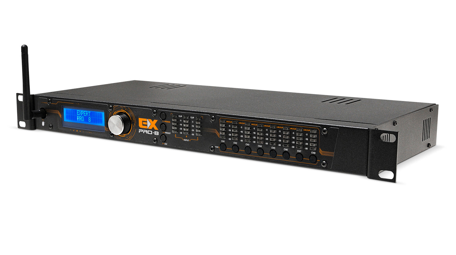 Expert Electronics PRO-8 Rack Processor - Bluetooth DSP