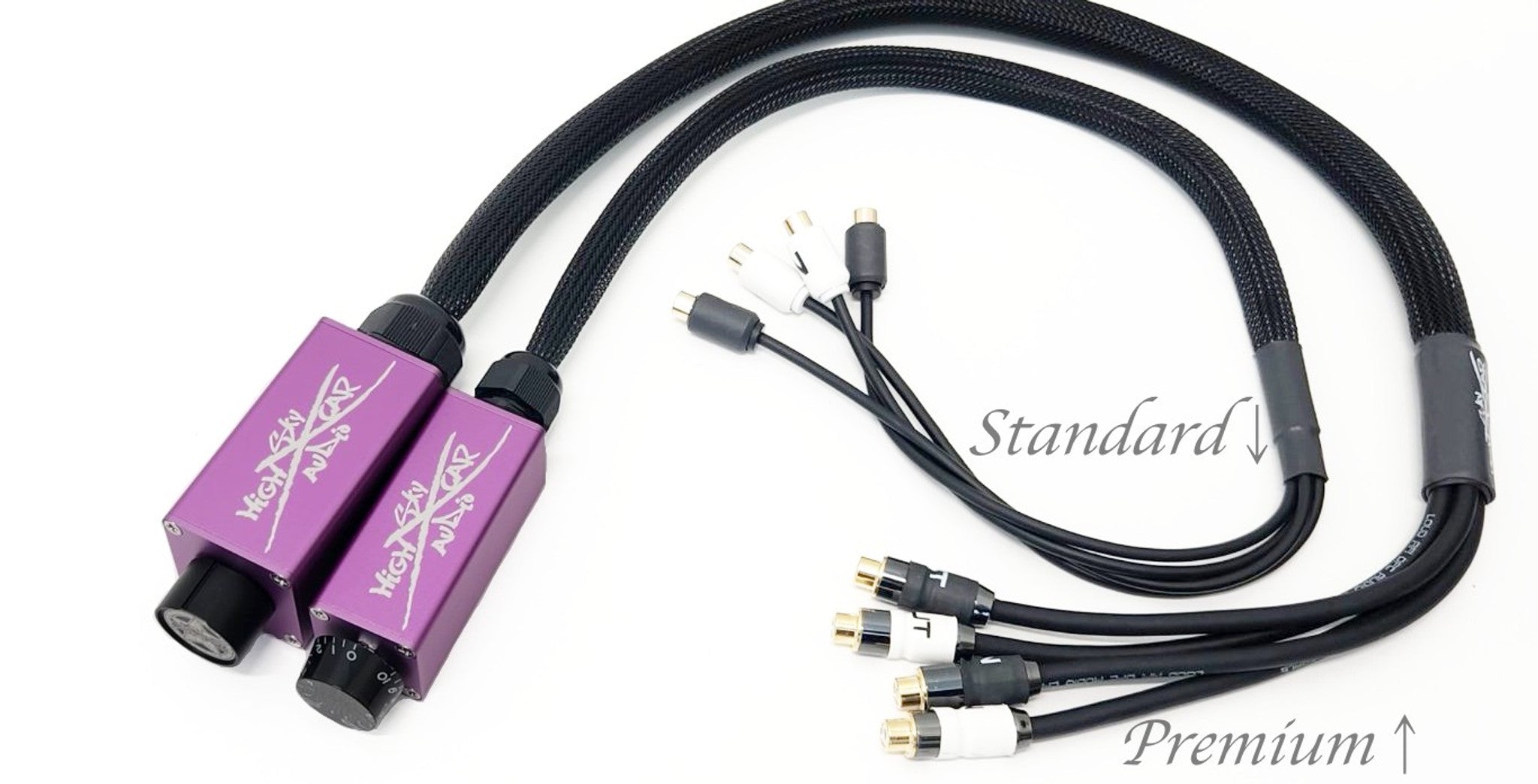 Sky High Car Audio - Premium Aluminum Bass Knob 3FT Pro Leads