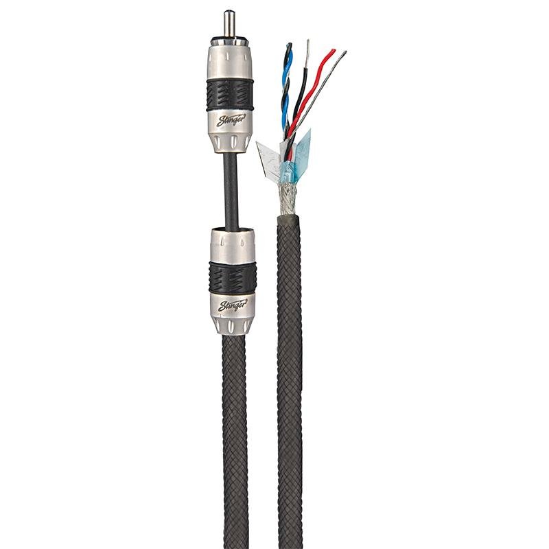 Stinger RCA kabels - 2 kanaals, 8000 Series